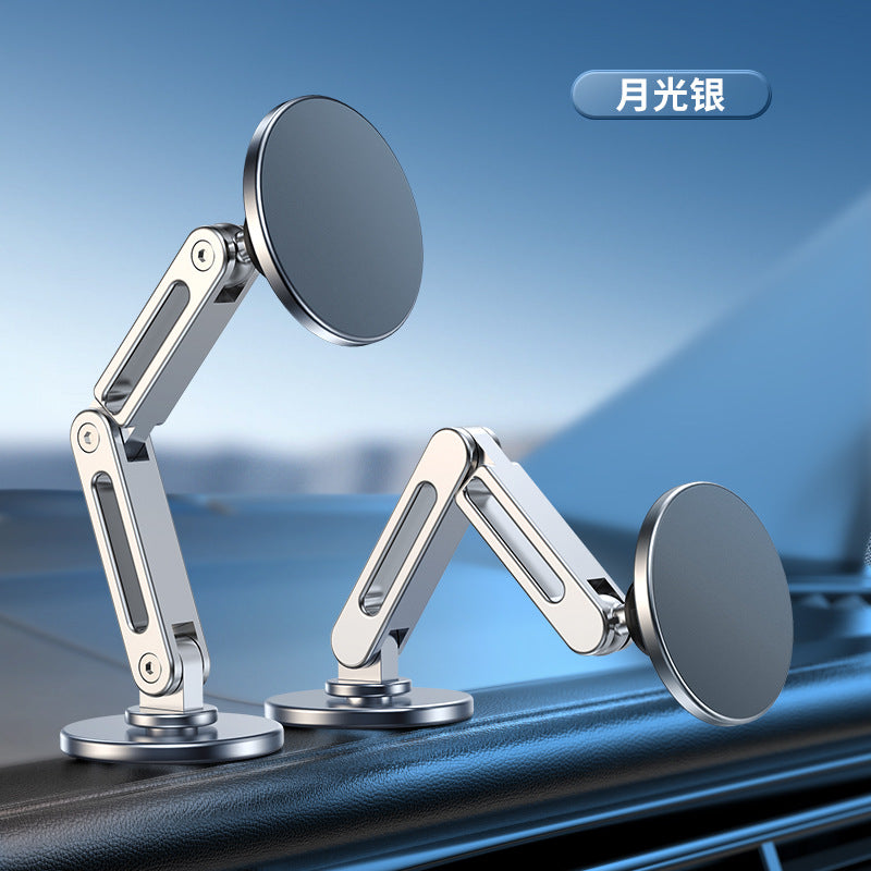 マグネット式 車載スマホホルダー 360°回転・折りたたみ式
